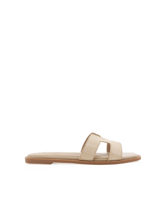 GORDY - NATURAL RAFFIA-Sandals | Billini