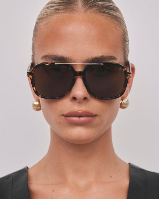 THE LOPEZ - AMBER TORT-CINNAMON-SUNGLASSES | Billini
