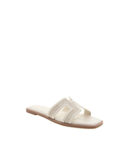 GORDY - CREAM LINEN-CREAM-Sandals | Billini