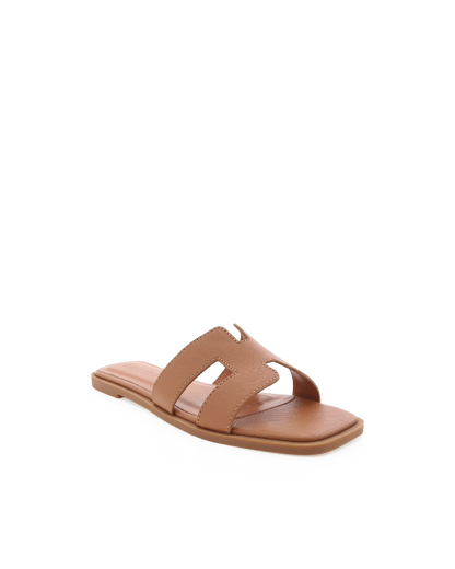 GORDY - LIGHT TAN SAFFIANO SHINE-Sandals | Billini