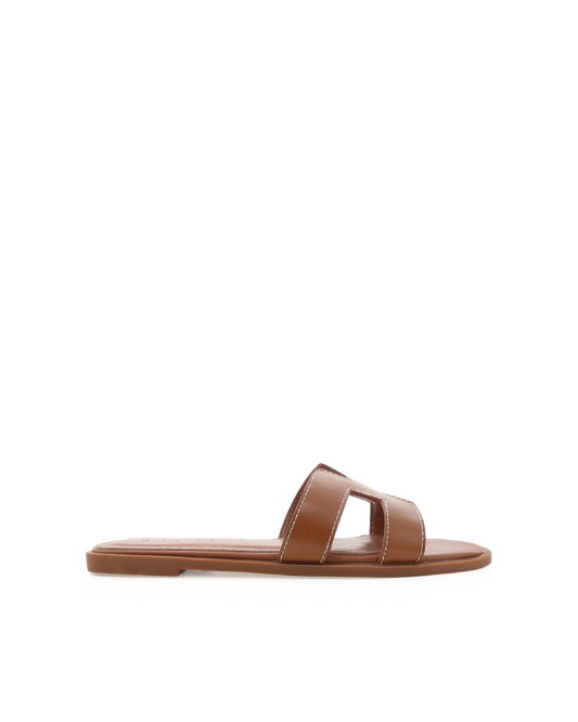 GORDY WIDE FIT - TAN-Sandals | Billini