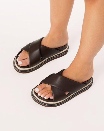 ARABEL - CHOCOLATE-Sandals | Billini