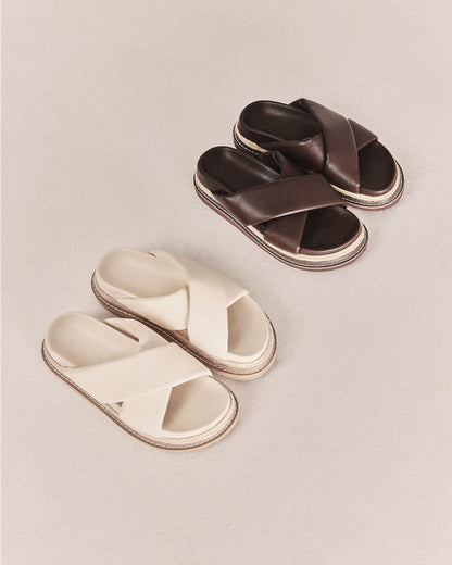 ARABEL - CHOCOLATE-Sandals | Billini