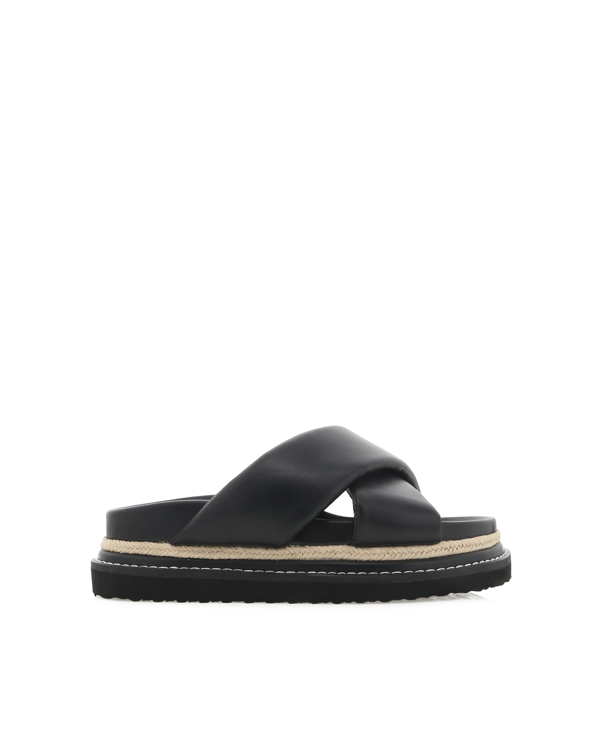 ARABEL WIDE FIT - BLACK-Sandals | Billini