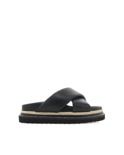ARABEL WIDE FIT - BLACK-Sandals | Billini