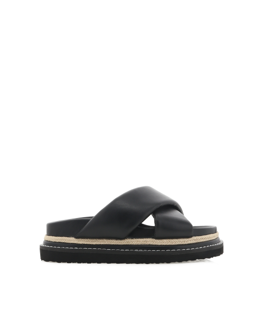 ARABEL WIDE FIT - BLACK-Sandals | Billini
