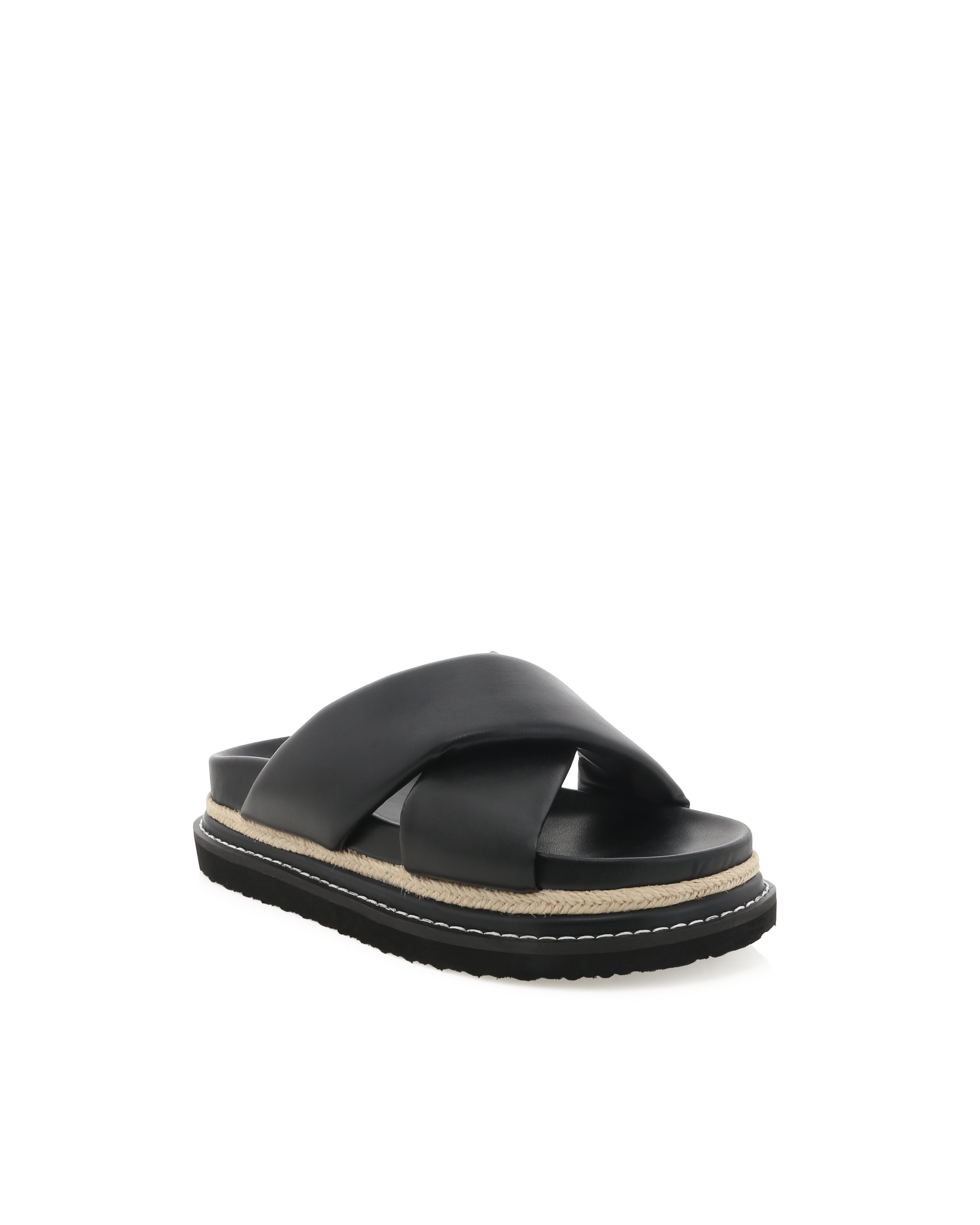ARABEL WIDE FIT - BLACK-Sandals | Billini