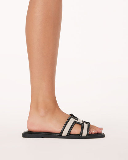 GORDY - WHEAT LINEN-BLACKA | Billini