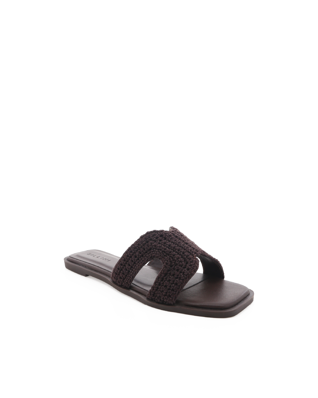 GORDY - CHOCOLATE CROCHET-Sandals | Billini