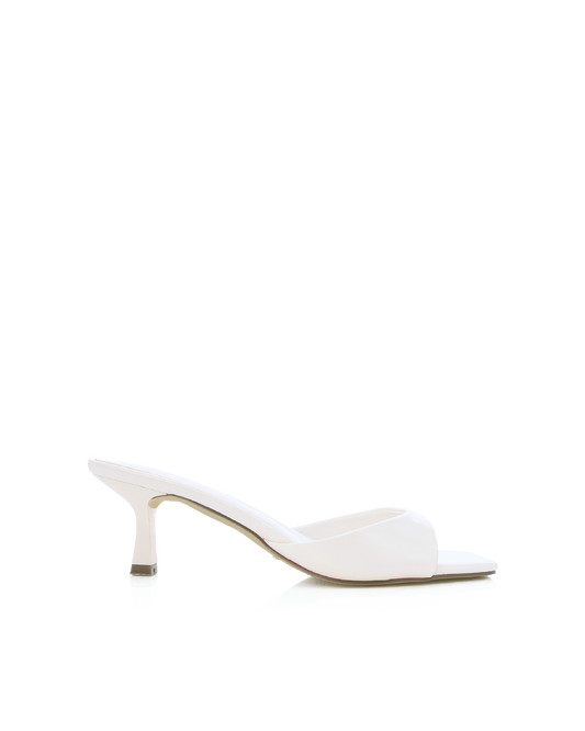ILARIA - WHITE SHINE-Heels | Billini