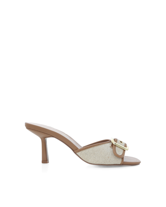 YASH - COFFEE LINEN-COFFEE-Heels | Billini