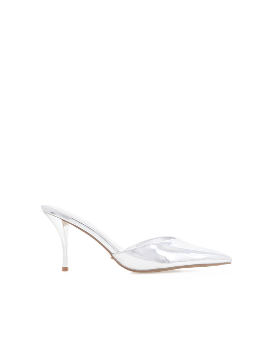 MANSON - SILVER CHROME-PUMPS | Billini