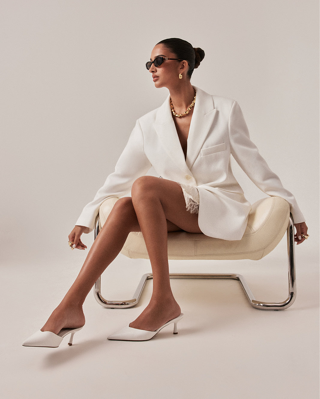 KATARINA - WHITE-PUMPS | Billini