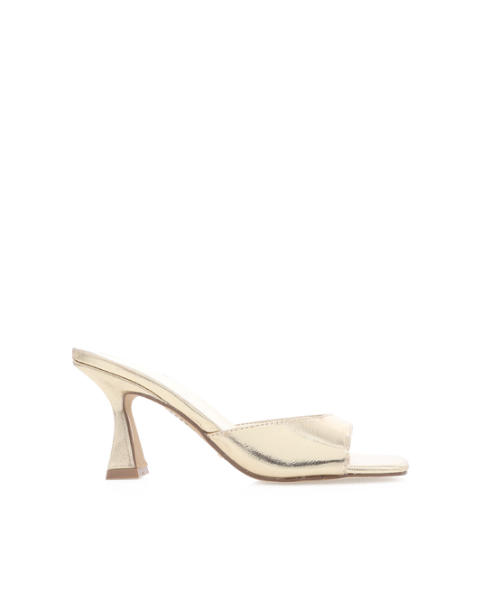 BINITA - GOLD METALLIC-Heels | Billini