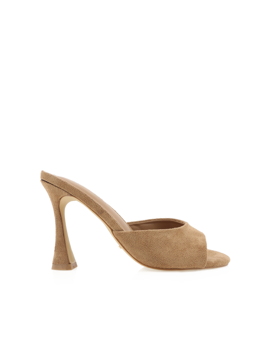 LISETTE - CAMEL SUEDE-Heels | Billini
