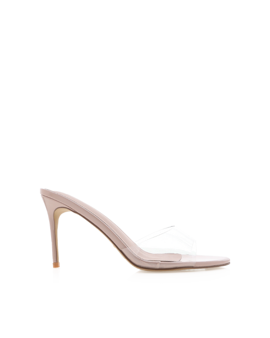 LETITIA - CLEAR-NUDE PATENT-Heels | Billini