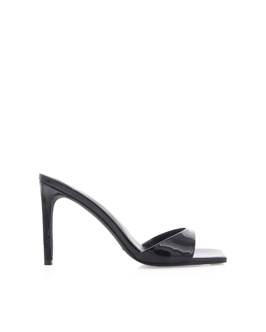 ESMERALDA - BLACK PATENT-Heels | Billini