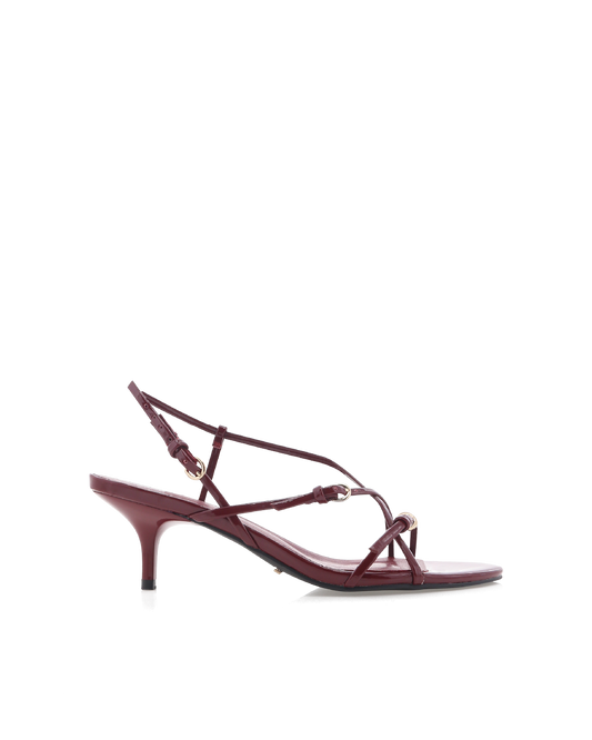 FLOSSIE - CHERRY RED PATENT-Heels | Billini