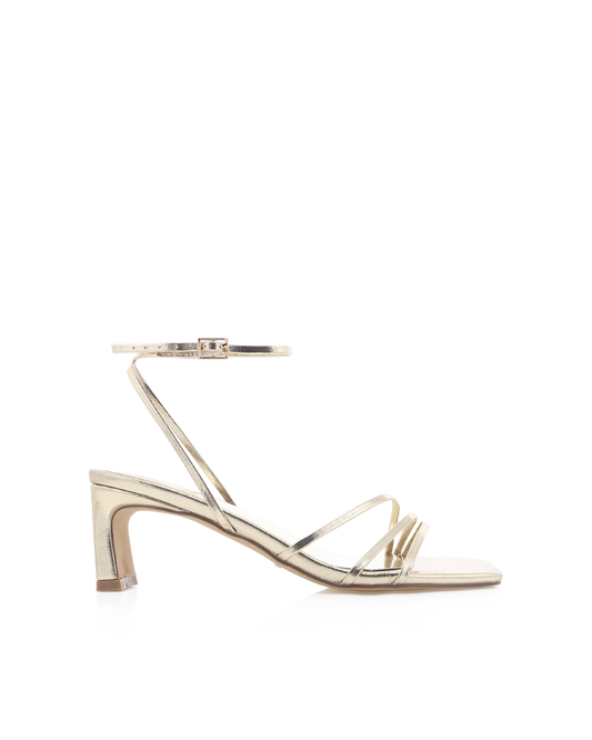 MAELIS - GOLD METALLIC-Heels | Billini