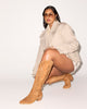Dark Tan Suede
