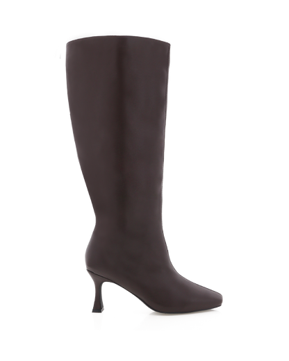 CORBIN CURVE - CHOCOLATE-Boots | Billini