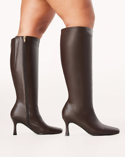CORBIN CURVE - CHOCOLATE-Boots | Billini