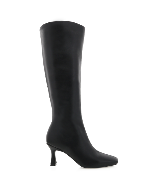 CORBIN - BLACK - MID KNEE-HIGH BOOTA | Billini