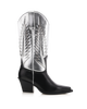 Black-Silver Metallic