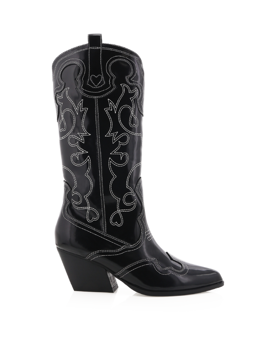 ZAINE - BLACK SHINE-Boots | Billini