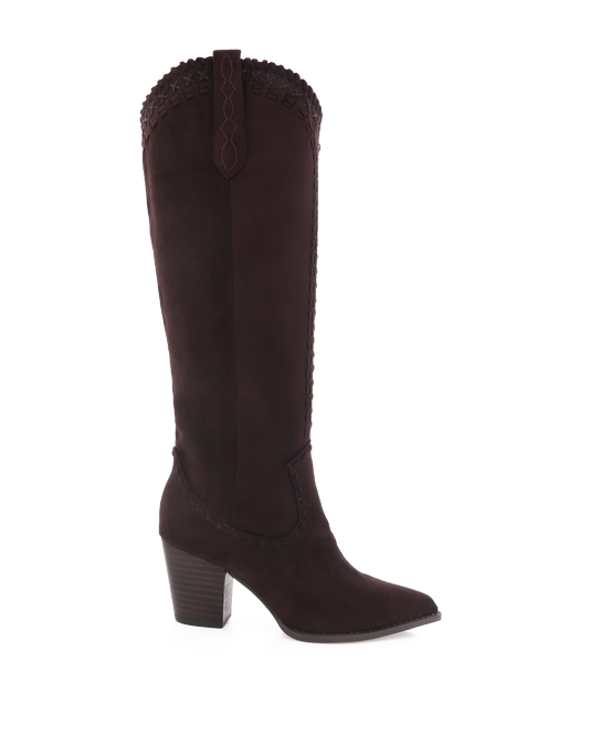 FINLEY - CHOCOLATE SUEDE-Boots | Billini