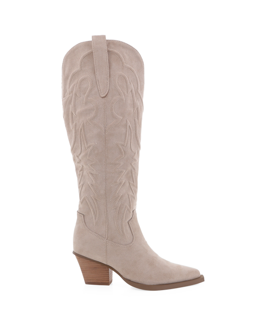 MAKOA - LIGHT BEIGE SUEDE-Boots | Billini