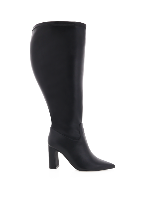 FREDDY EXTENDED CURVE - BLACK-Boots | Billini