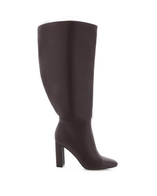 NAKOA EXTENDED CURVE - CHOCOLATE-Boots | Billini