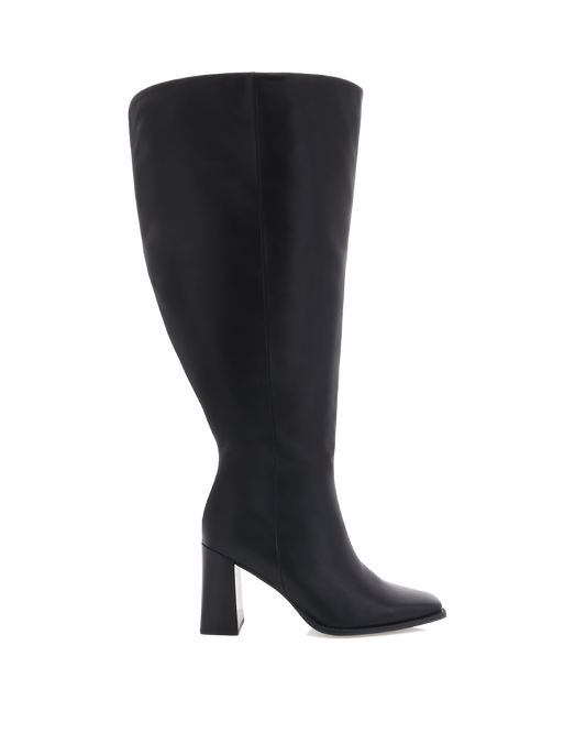 CASTON EXTENDED CURVE - BLACK-Boots | Billini