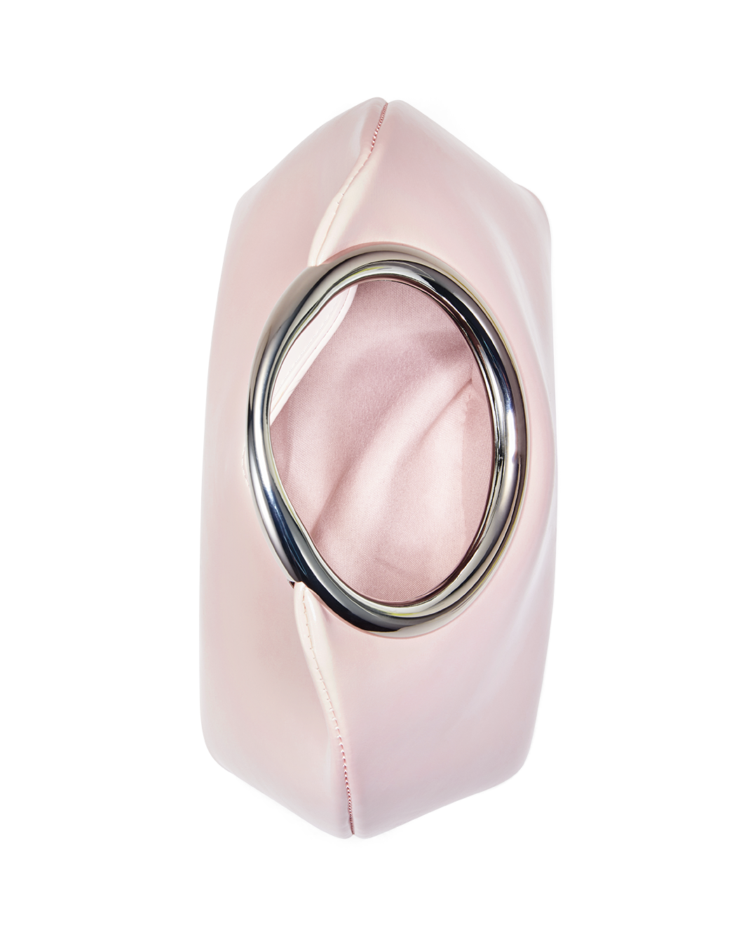 MONROE HANDLE BAG - PALE PINK SHINE-Handbags | Billini