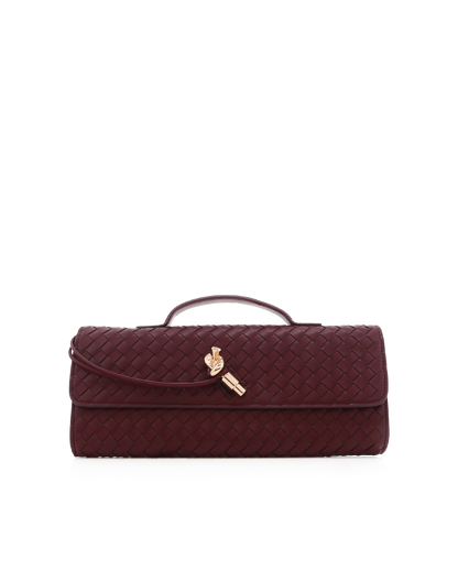 ALICE CLUTCH BAG - WINE-Handbags | Billini