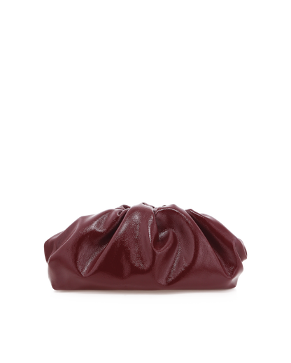 KYLA CLUTCH BAG - CHERRY CRINKLE PATENT-Handbags | Billini