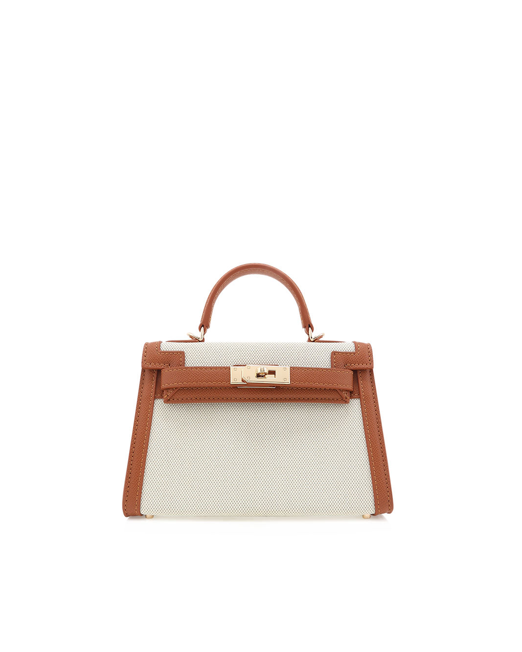 HARIETTE HANDLE BAG - NATURAL LINEN-TANA | Billini