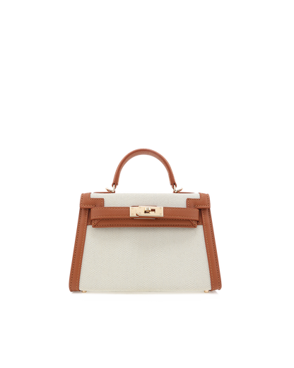 HARIETTE HANDLE BAG - NATURAL LINEN-TANA | Billini