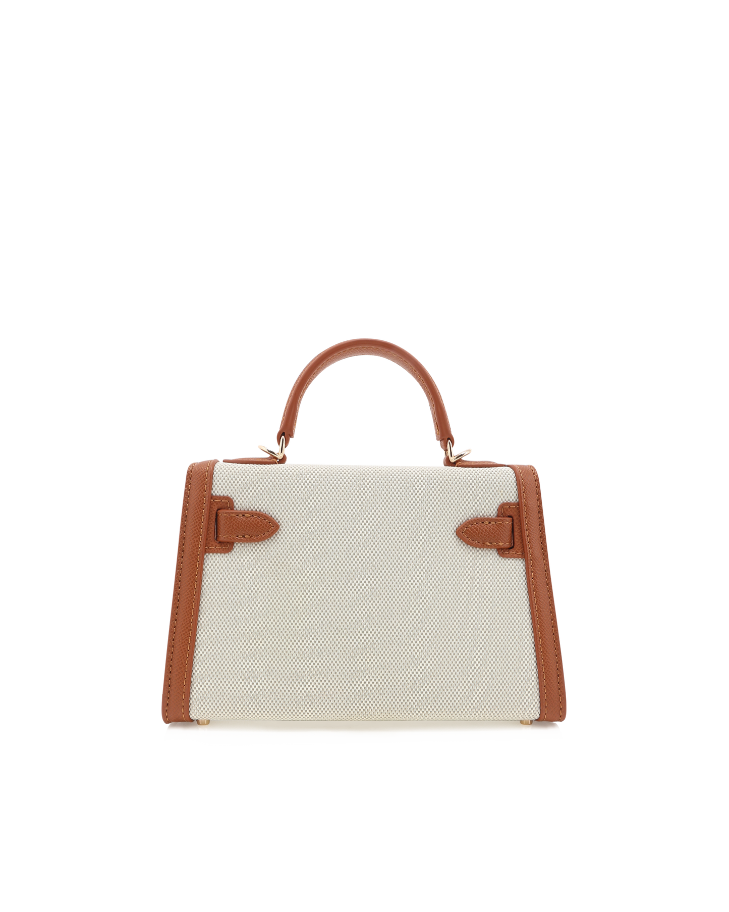 HARIETTE HANDLE BAG - NATURAL LINEN-TANA | Billini