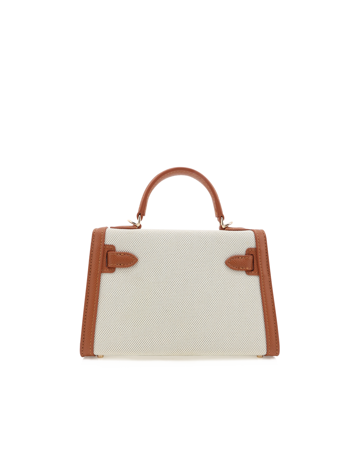 HARIETTE HANDLE BAG - NATURAL LINEN-TANA | Billini