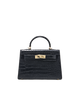 Black Croc Shine-Gold
