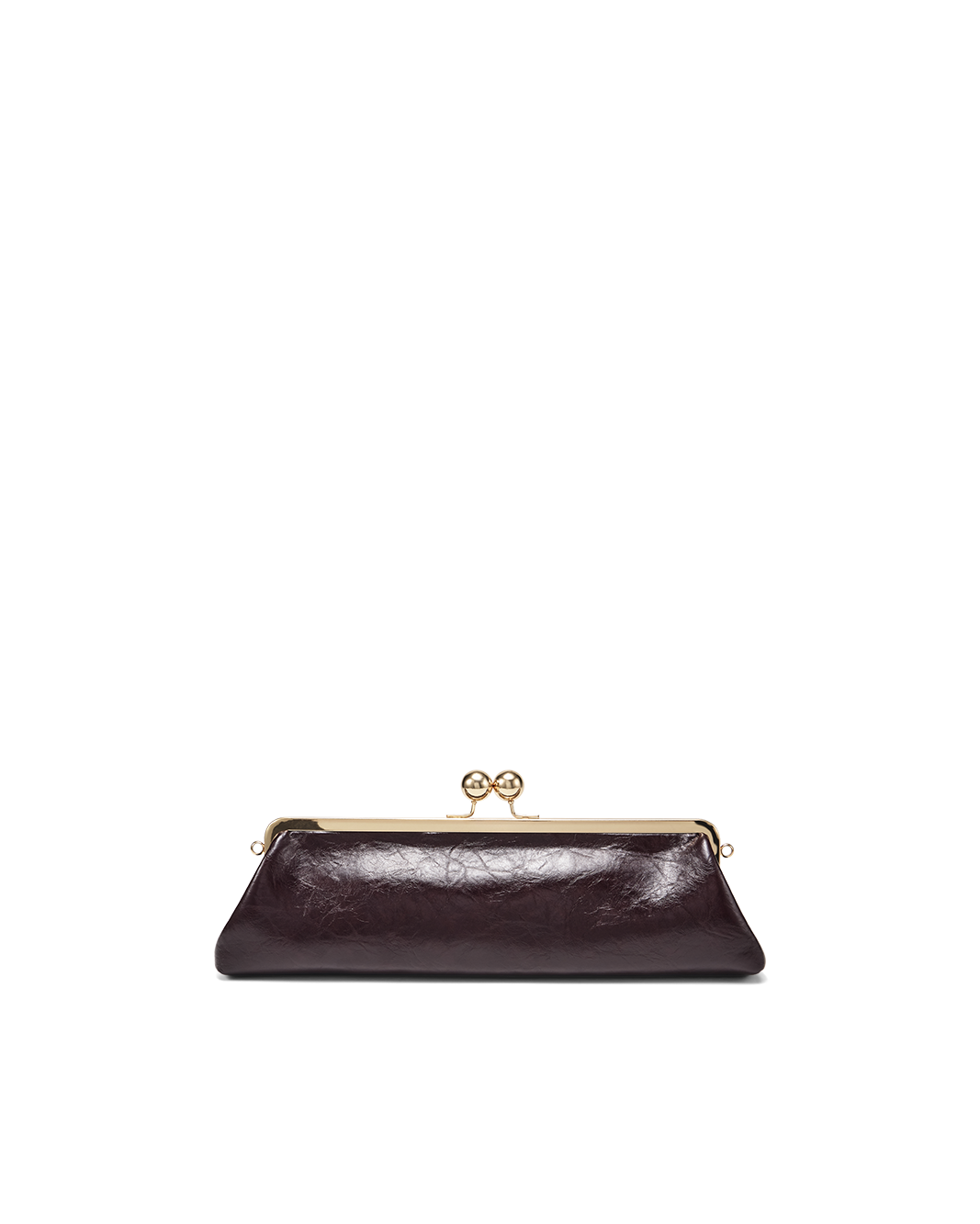 ABIGAIL CLUTCH BAG - BORDEAUX SHINE-Handbags | Billini