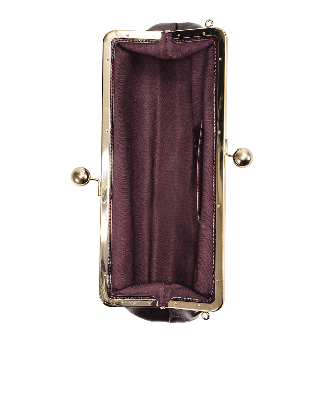 ABIGAIL CLUTCH BAG - BORDEAUX SHINE-Handbags | Billini