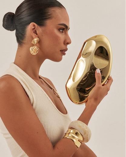 ELODY CLUTCH BAG - GOLD-Handbags | Billini