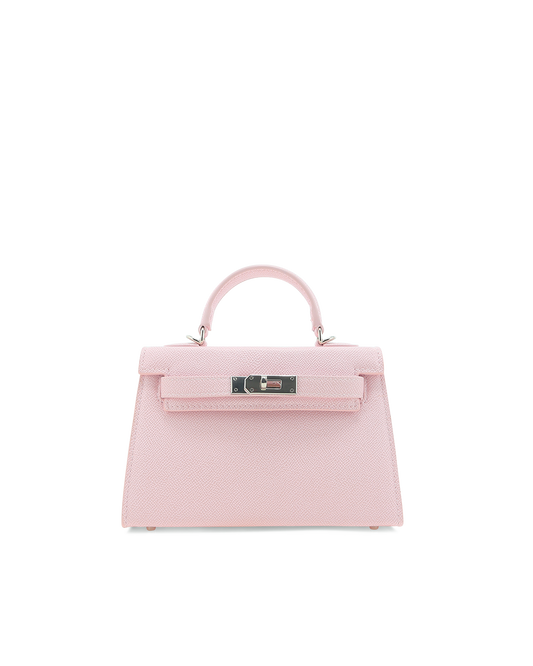 HARIETTE HANDLE BAG - PINK SAFFIANOA | Billini