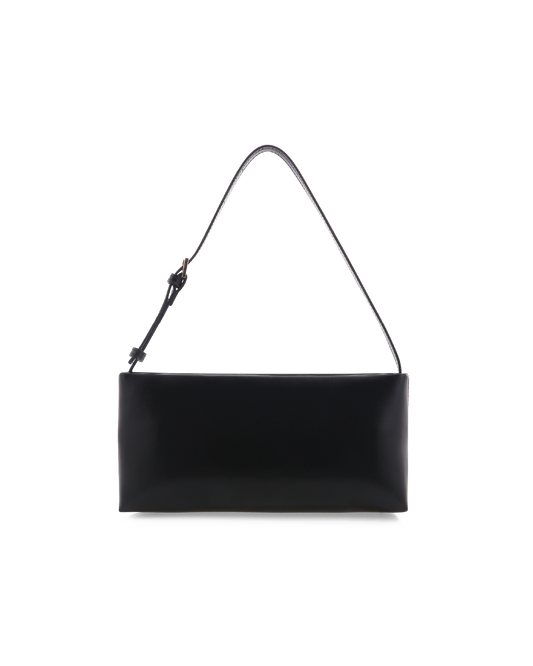 LIVIA SHOULDER BAG - BLACK SHINE-Handbags | Billini