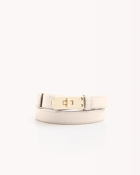 BLAKE BELT - BONE-GOLD-BELTS | Billini