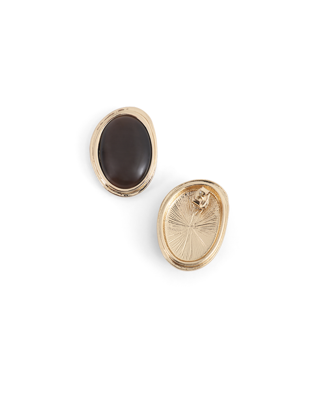 ANYA EARRINGS - GOLD-CHOCOLATE-JEWELLERY | Billini