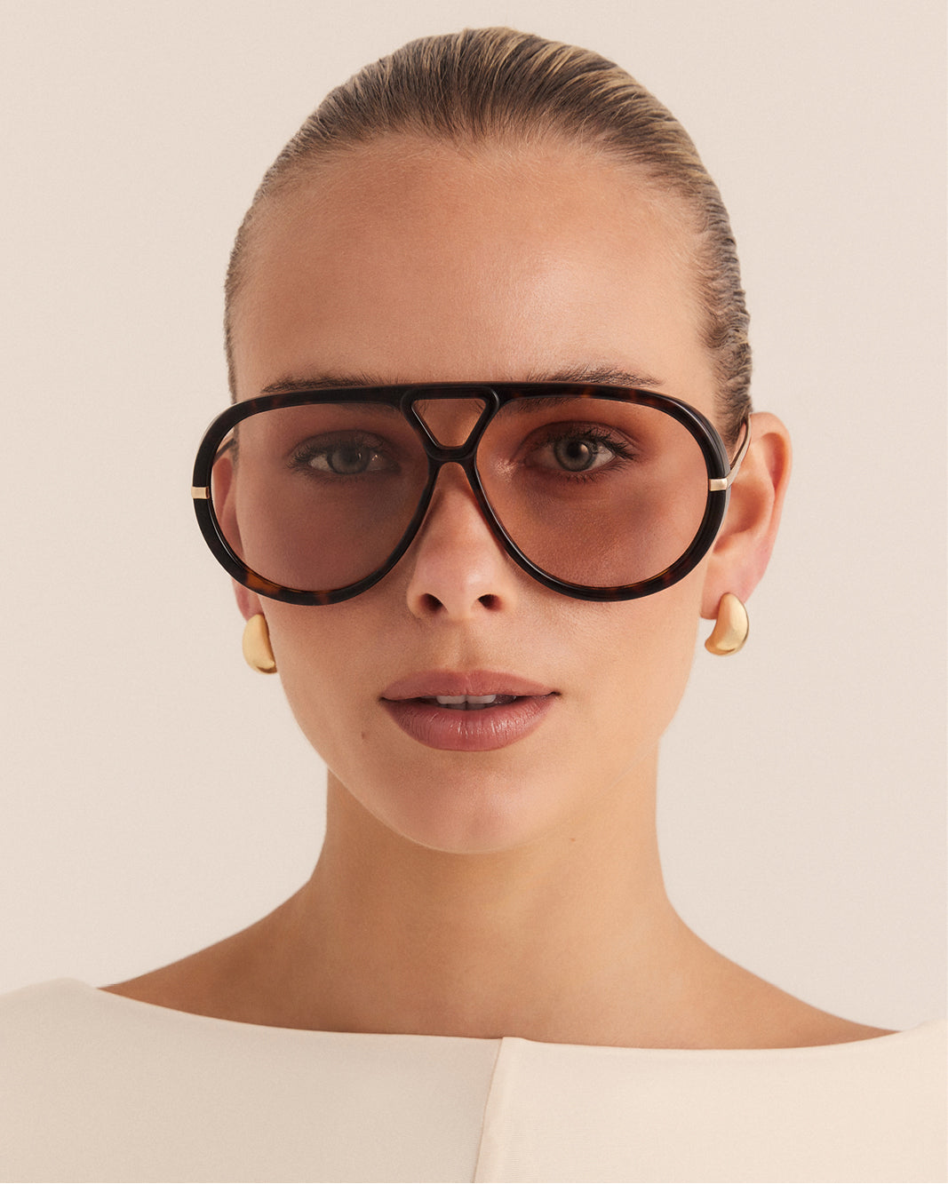 THE HARLEY - CACAO TORT-PEACH-SUNGLASSES | Billini